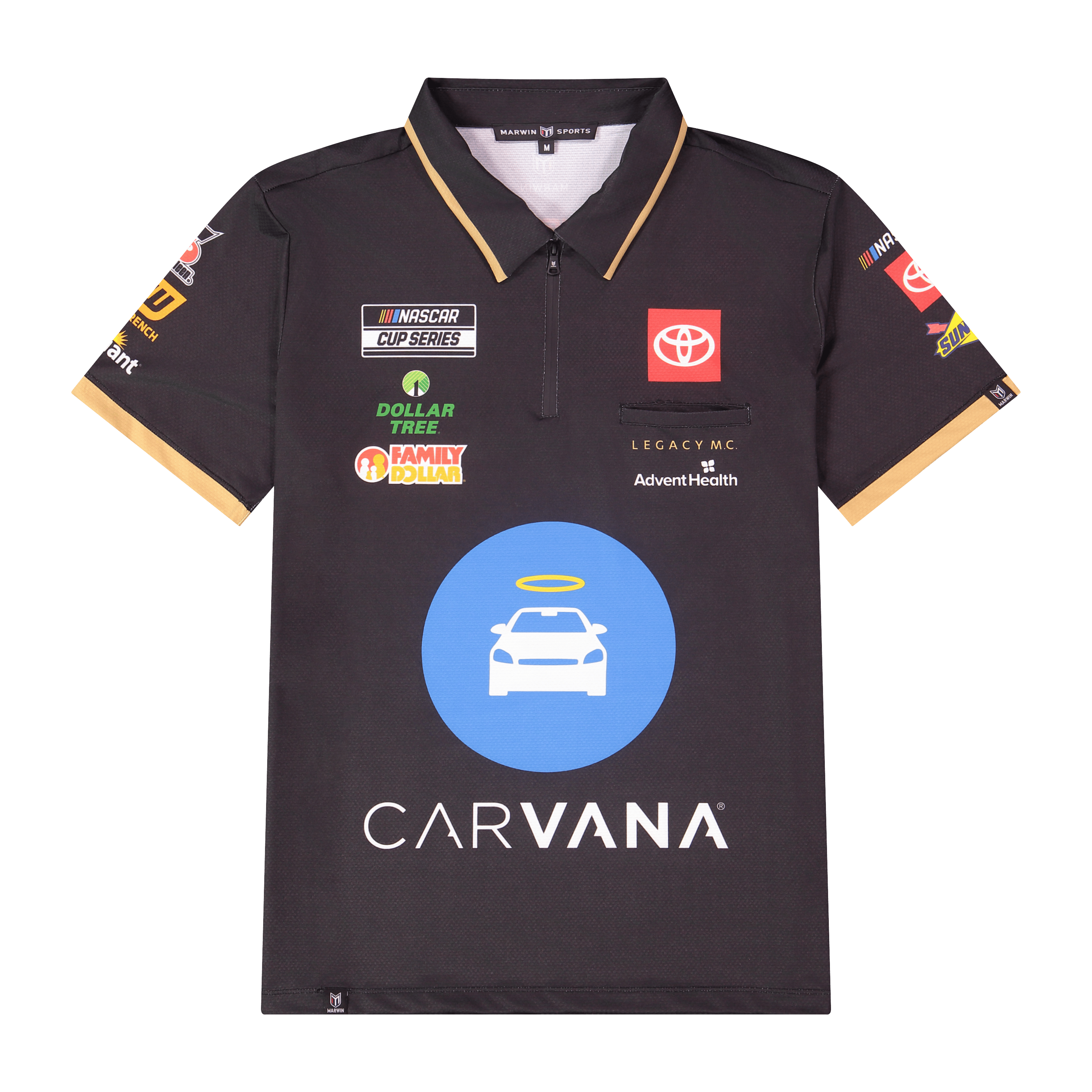 Apex Sublimated Zipper Polo (Design Your Own!) - Marwin Sports