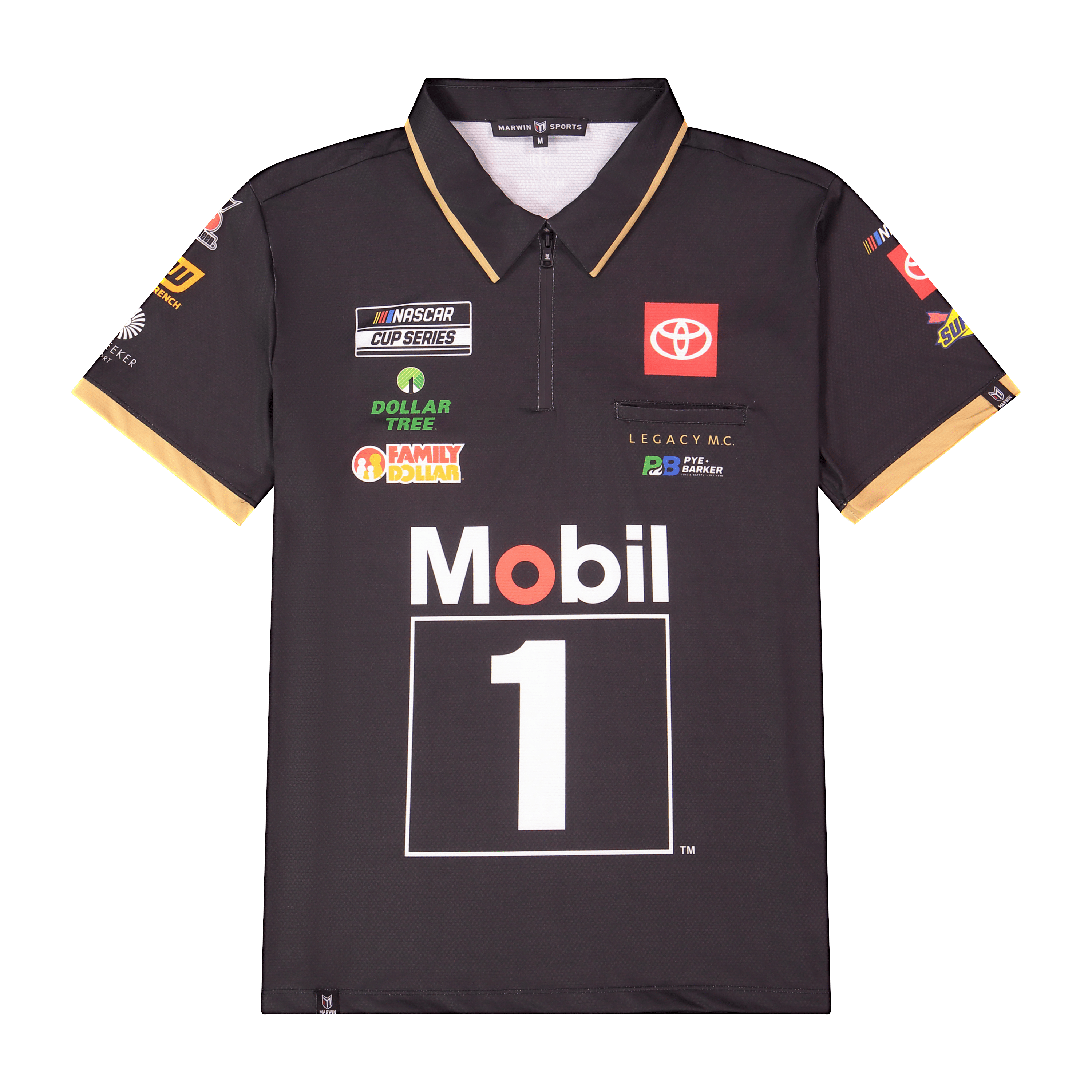 Apex Sublimated Zipper Polo (Design Your Own!) - Marwin Sports