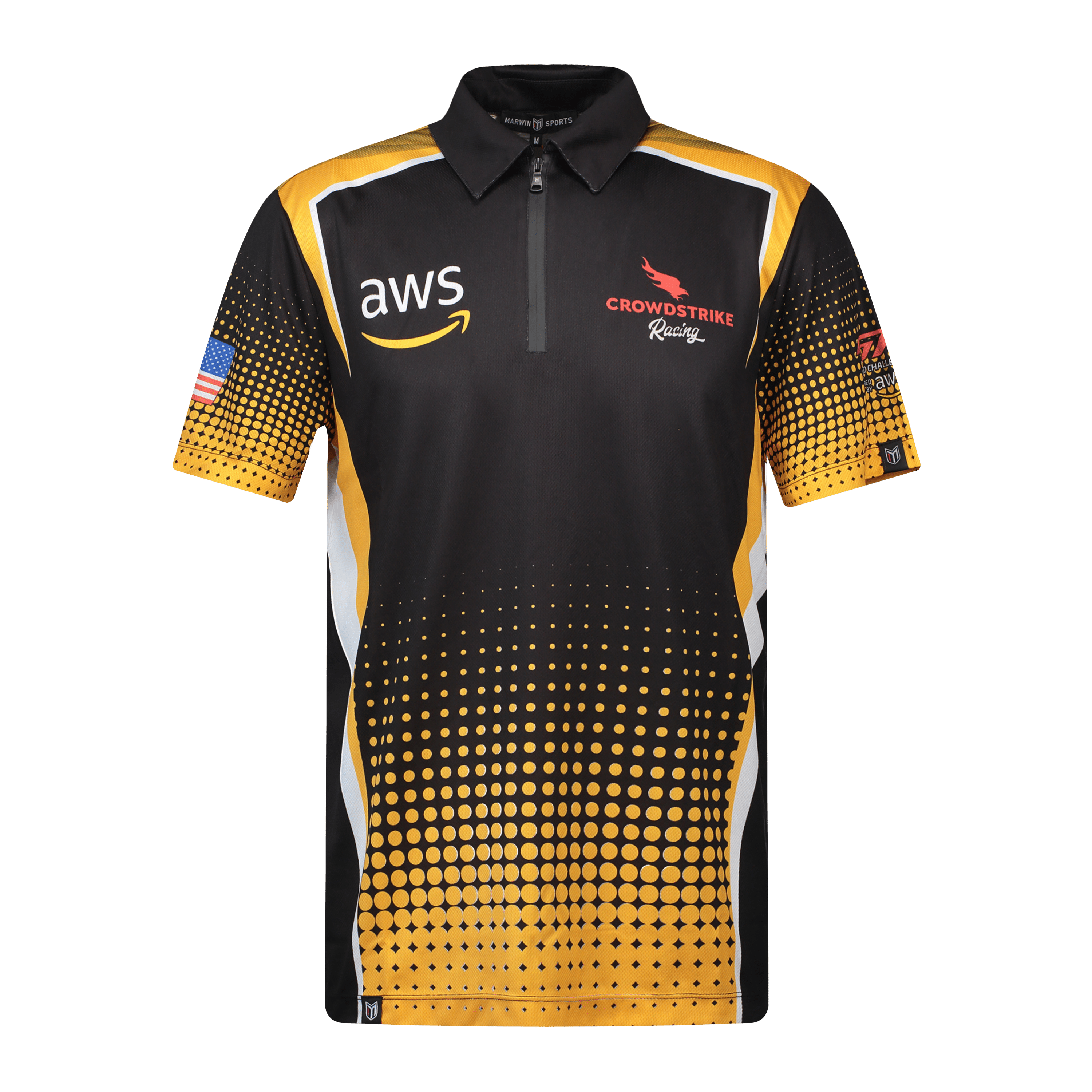 Apex Sublimated Zipper Polo (Design Your Own!) - Marwin Sports