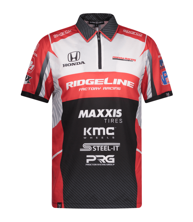 Apex Sublimated Zipper Polo (Design Your Own!) - Marwin Sports