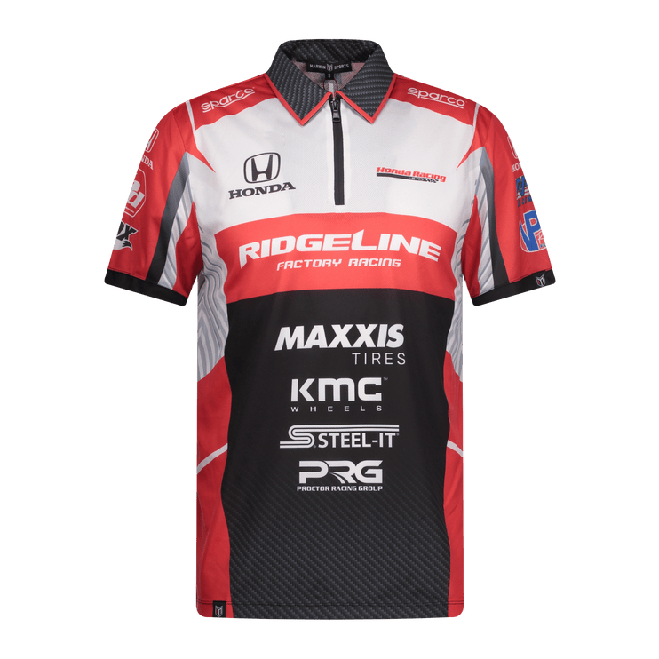 Apex Sublimated Zipper Polo (Design Your Own!) - Marwin Sports