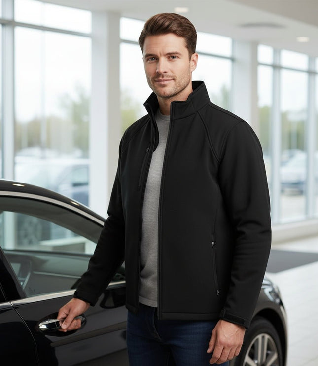 Archetype Men's Softshell Jacket - Black - Marwin Sports