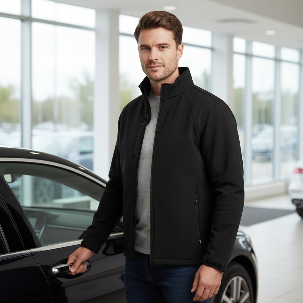 Archetype Men's Softshell Jacket - Black - Marwin Sports