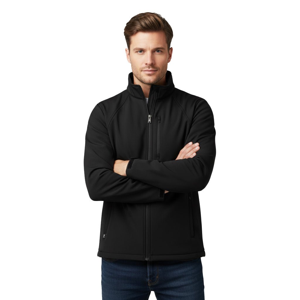 Archetype Men's Softshell Jacket - Black - Marwin Sports