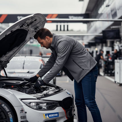 Archetype Men's Softshell Jacket - Grey/Black - Marwin Sports