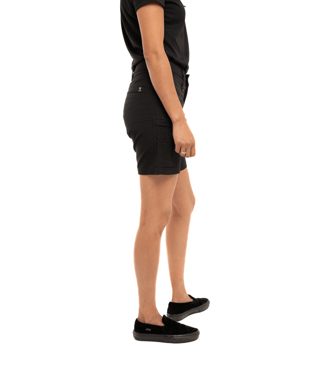 Avro Women's Cargo Shorts - Black - Marwin Sports
