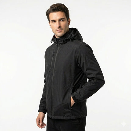 Balkan Men's 4 in 1 Jacket - Black - Marwin Sports