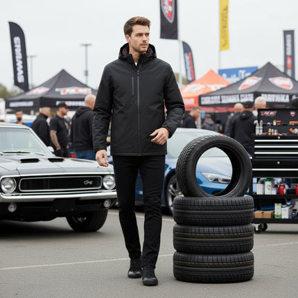 Balkan Men's 4 in 1 Jacket - Black - Marwin Sports