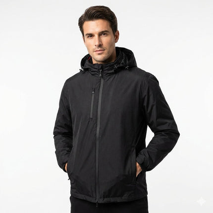 Balkan Men's 4 in 1 Jacket - Black - Marwin Sports