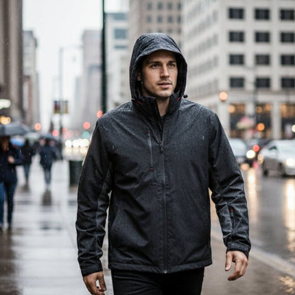 Balkan Men's 4 in 1 Jacket - Black/Grey - Marwin Sports