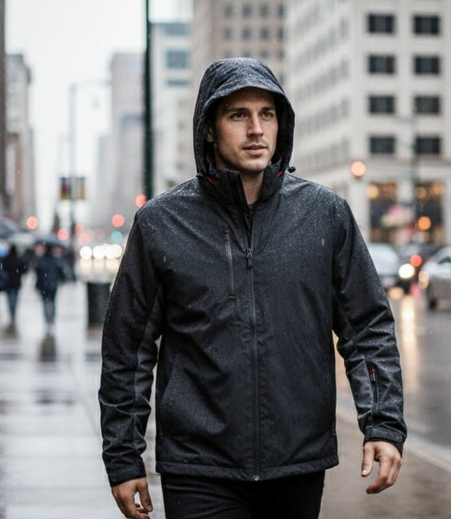 Balkan Men's 4 in 1 Jacket - Black/Grey - Marwin Sports