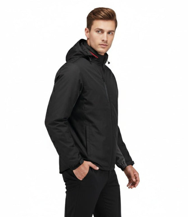 Balkan Men's 4 in 1 Jacket - Black/Grey - Marwin Sports