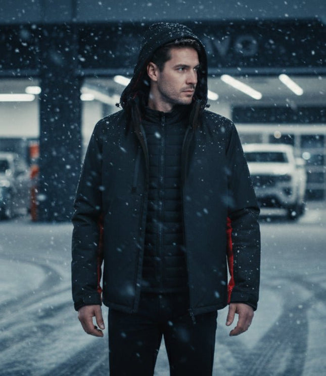 Balkan Men's 4 in 1 Jacket - Black/Red - Marwin Sports