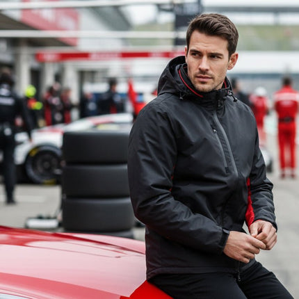 Balkan Men's 4 in 1 Jacket - Black/Red - Marwin Sports