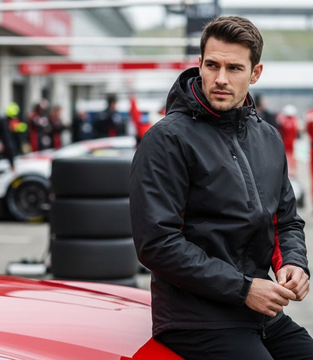 Balkan Men's 4 in 1 Jacket - Black/Red - Marwin Sports