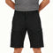 Boulton Men's Cargo Shorts - Black - Marwin Sports