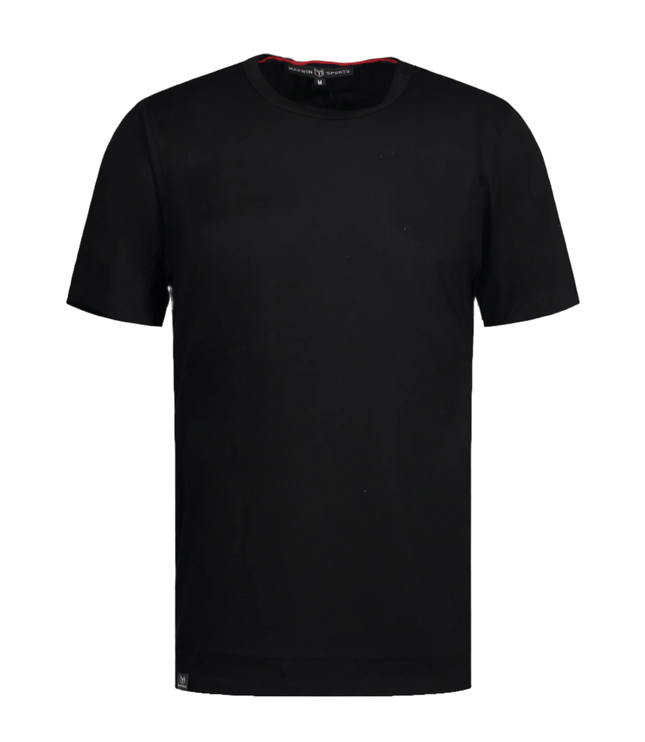 Branson Men's Crew Neck Tee - Black - Marwin Sports