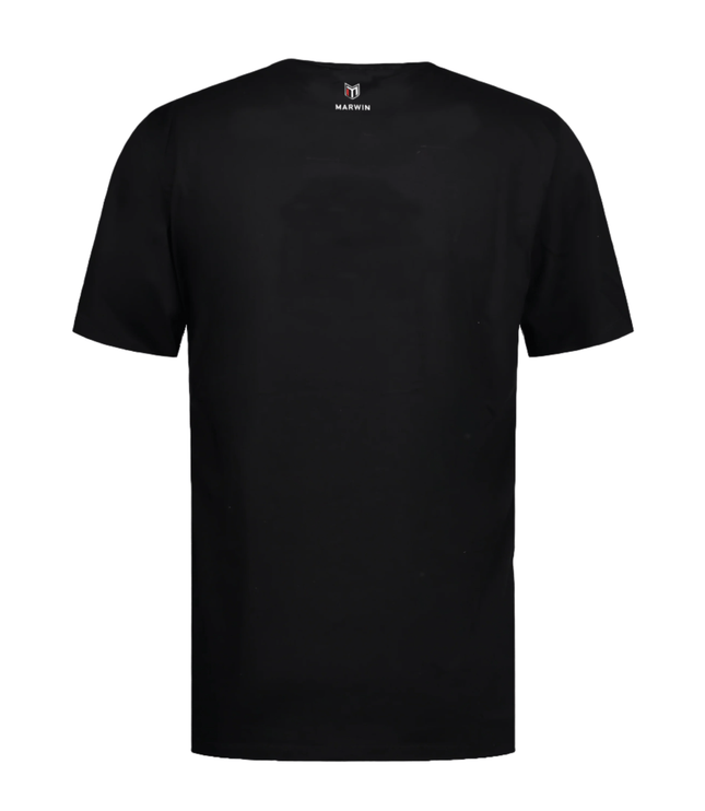 Branson Men's Crew Neck Tee - Black - Marwin Sports