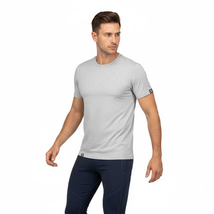 Branson Men's Crew Neck Tee - Grey - Marwin Sports