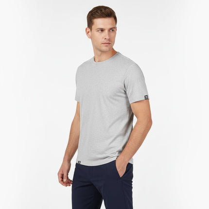 Branson Men's Crew Neck Tee - Grey - Marwin Sports