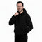 Elliot Men's Pullover Hoodie - Black - Marwin Sports