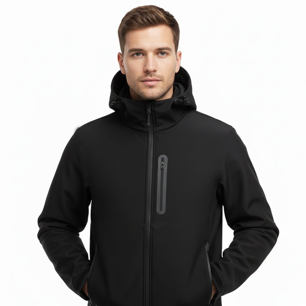 Enzo Men's Seamless Hooded Jacket - Marwin Sports