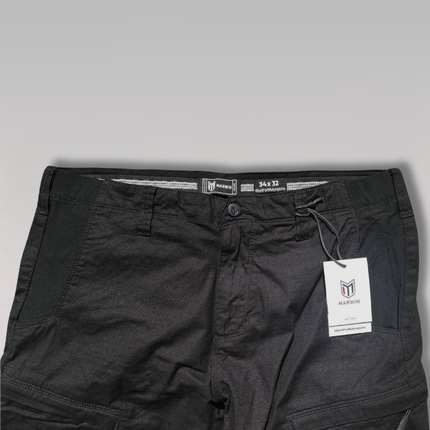 Evolution Men's Cargo Pants - Black - Marwin Sports