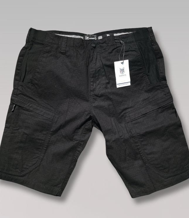 Evolution Men's Cargo Shorts - Black - Marwin Sports