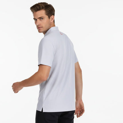 Flight Pilot Men's Button Polo - White - Marwin Sports