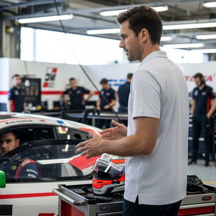 Flight Pilot Men's Button Polo - White - Marwin Sports