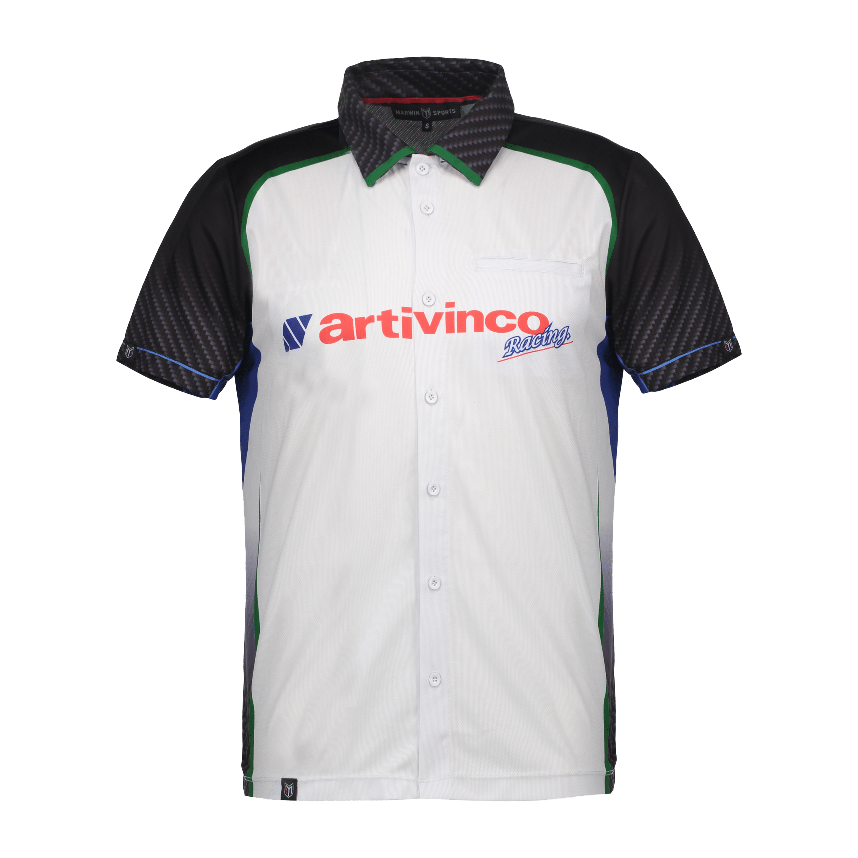 Grand Prix Sublimated Button Down (Design Your Own!) - Marwin Sports