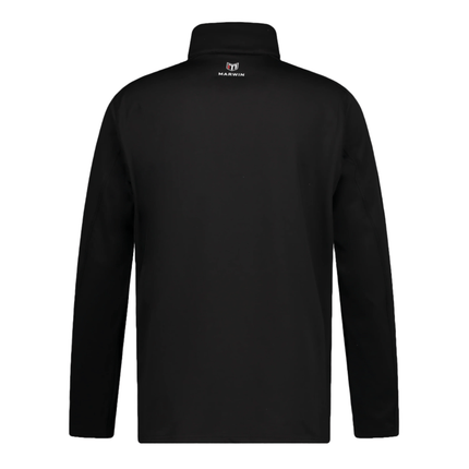 Hayes Men's Quarter Zip Pullover - Black - Marwin Sports