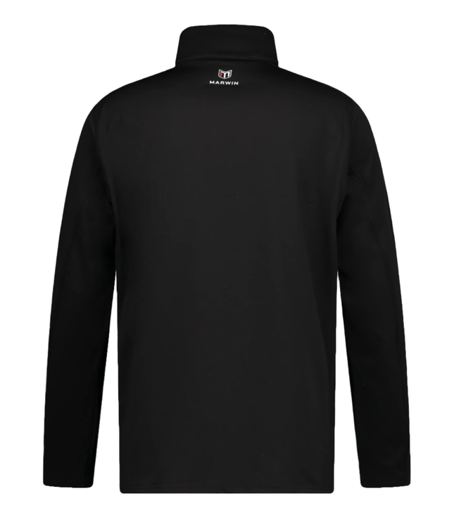 Hayes Men's Quarter Zip Pullover - Black - Marwin Sports