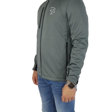 Marwin Sports Dodge Hellcat Softshell Men's Jacket - Grey/Black