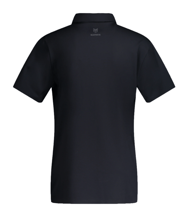Legend Men's Seamless Zipper Polo - Black - Marwin Sports
