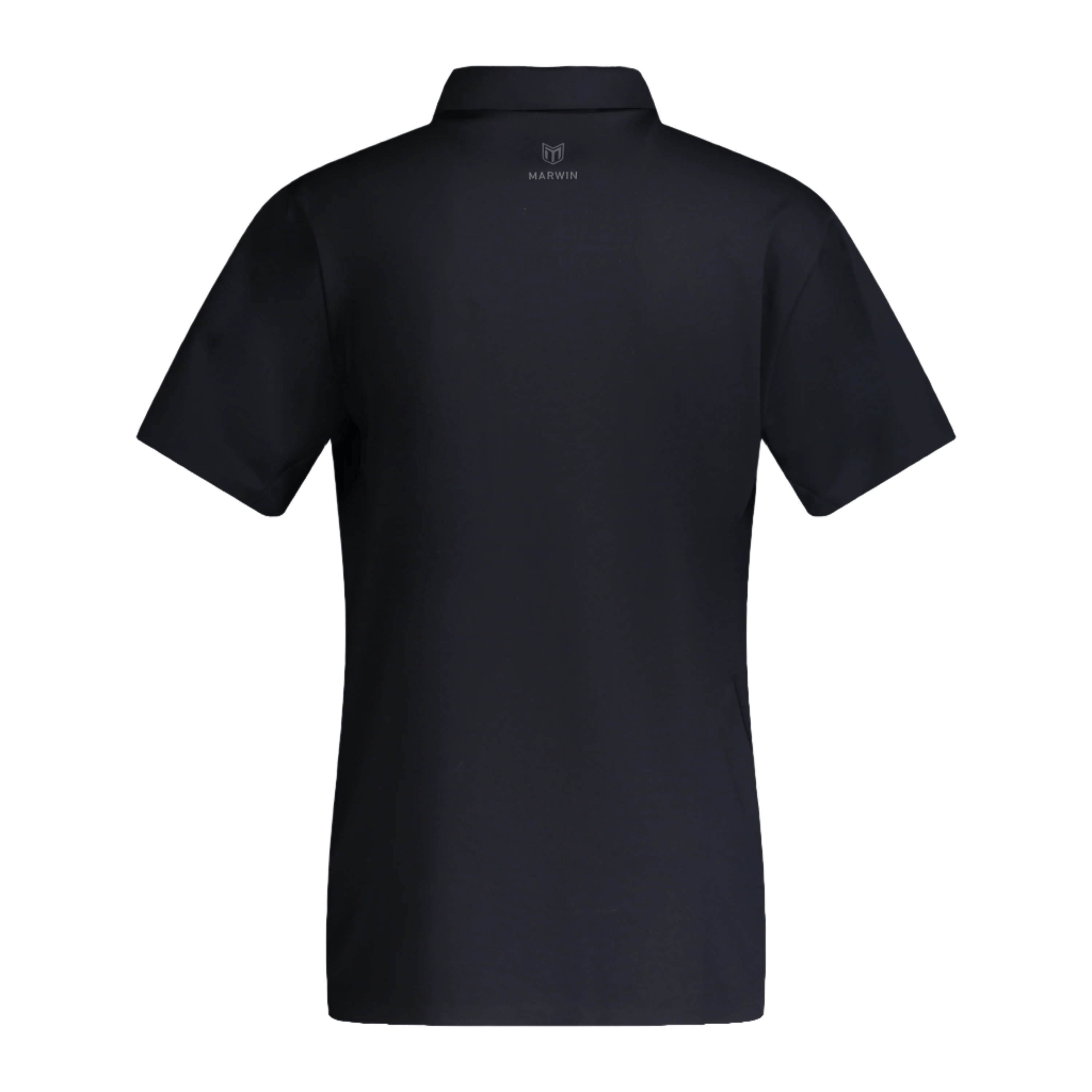 Legend Men's Seamless Zipper Polo - Black