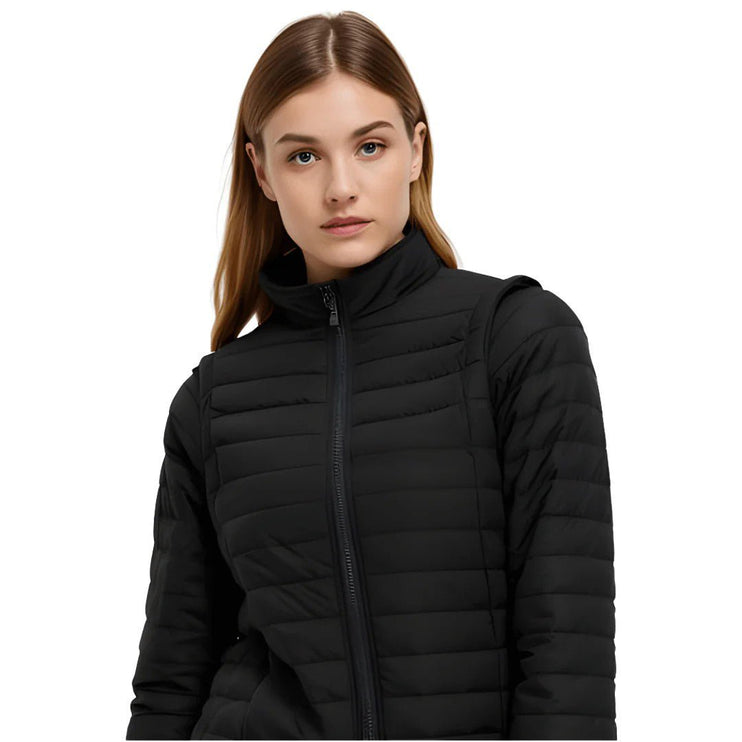 Marwin Sports 3 - in - 1 Women's Jacket - Black/Red - Marwin Sports