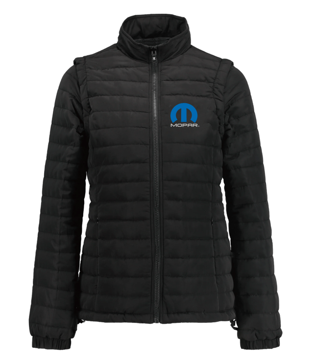 Marwin Sports Mopar Blue Hood 3 - in - 1 Women's Jacket - Black/Blue - Marwin Sports