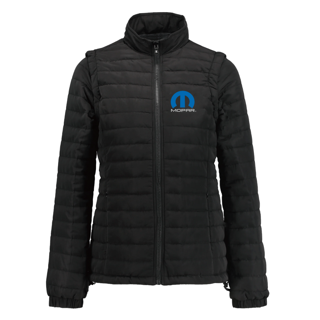 Marwin Sports Mopar Blue Hood 3 - in - 1 Women's Jacket - Black/Blue - Marwin Sports