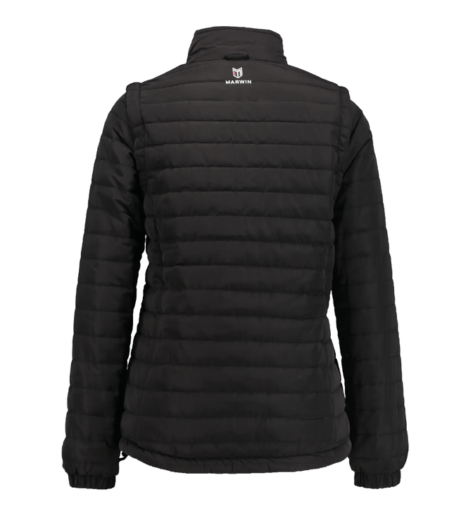 Marwin Sports Mopar Blue Hood 3 - in - 1 Women's Jacket - Black/Blue - Marwin Sports