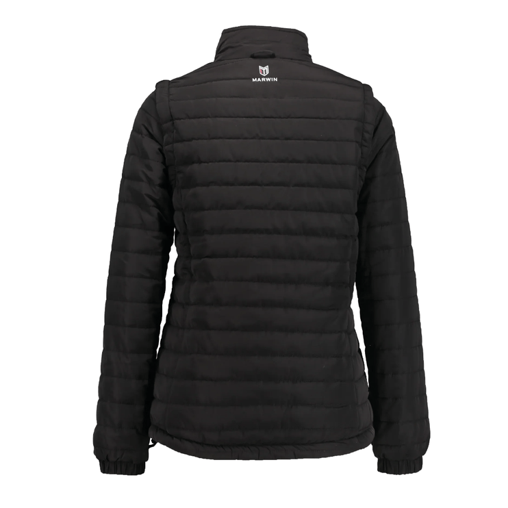 Marwin Sports Mopar Blue Hood 3 - in - 1 Women's Jacket - Black/Blue - Marwin Sports