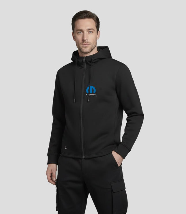 Marwin Sports Mopar Full Zip Men's Hoodie - Black - Marwin Sports
