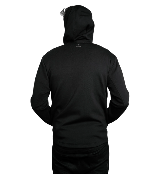 Marwin Sports Mopar Full Zip Men's Hoodie - Black - Marwin Sports