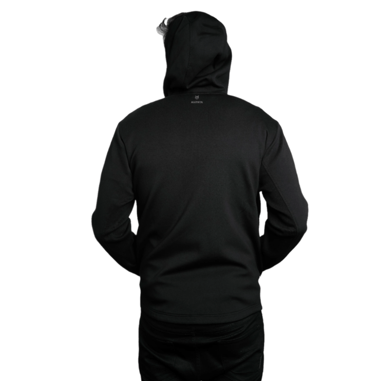 Marwin Sports Mopar Full Zip Men's Hoodie - Black - Marwin Sports