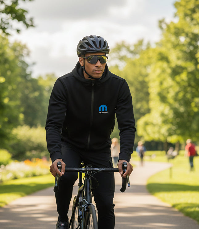 Marwin Sports Mopar Full Zip Men's Hoodie - Black/Grey - Marwin Sports