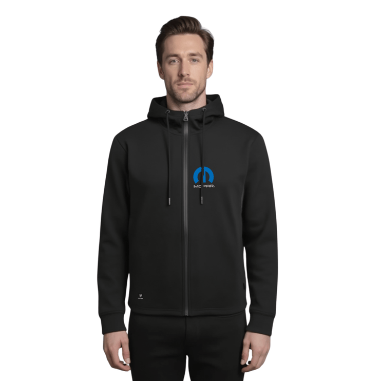 Marwin Sports Mopar Full Zip Men's Hoodie - Black/Grey - Marwin Sports