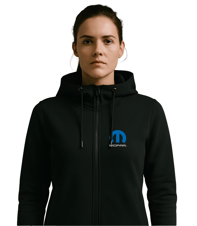 Marwin Sports Mopar Full Zip Women's Hoodie - Black - Marwin Sports
