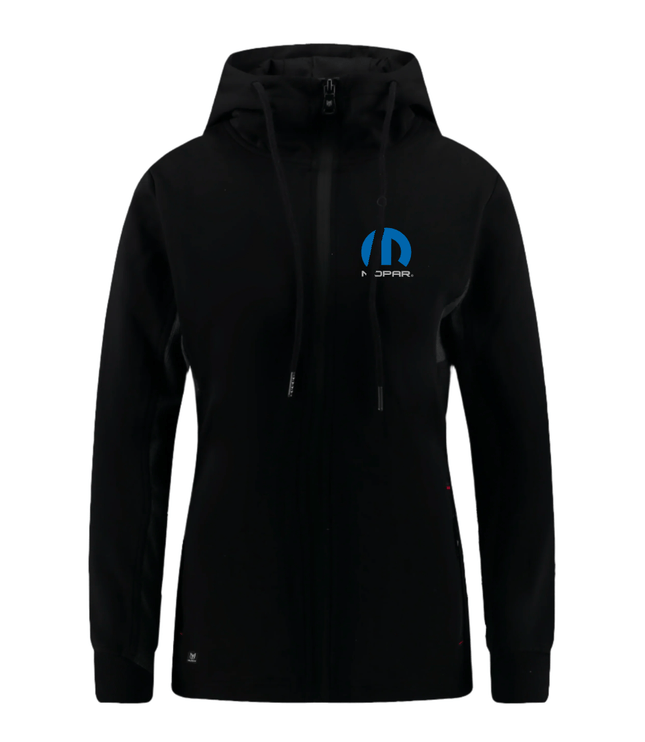 Marwin Sports Mopar Full Zip Women's Hoodie - Black - Marwin Sports