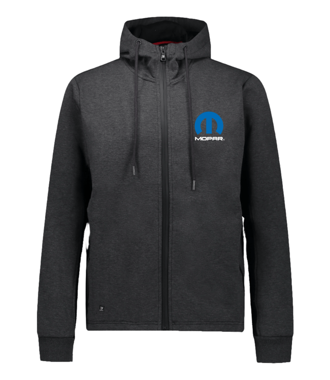 Marwin Sports Mopar Grey/Black Full Zip Hoodie - Marwin Sports