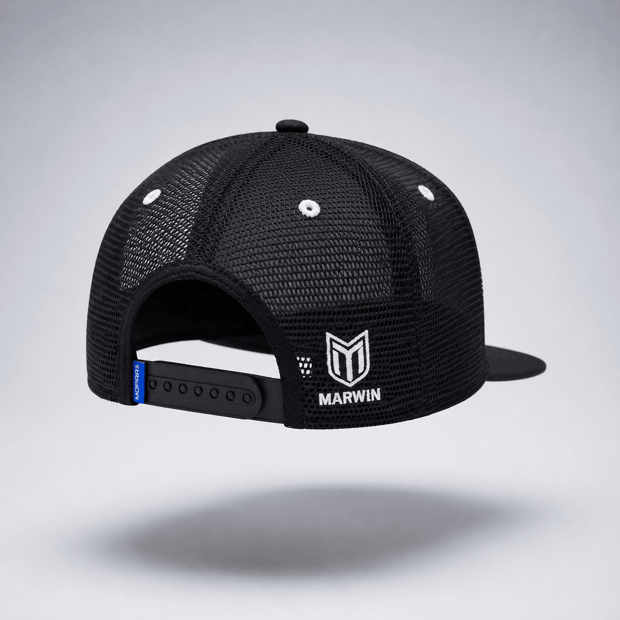 Marwin Sports Mopar Logo Embroidered 6 Panel Hat - Black - Marwin Sports